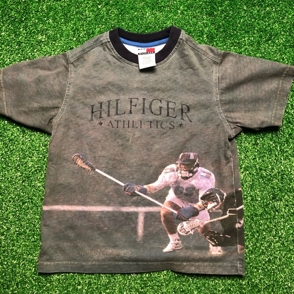 Vintage Tommy Hilfiger Athletics Lax Boys T Shirt